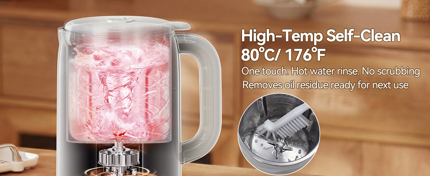 80°C high-temp self-clean