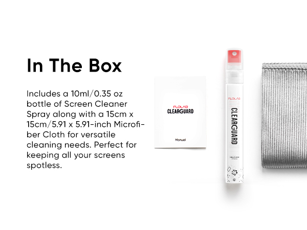 FLOLAB clear guard 10ml screen cleaner