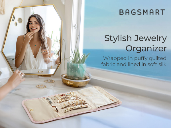 Travel Jewelry Organizer Case
