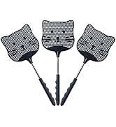 Staruby 3 Pack Extendable Fly Swatter, 25 inch Long Handle Flyswatters, Plastic Heavy Duty Fly Sw...