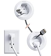 ECHOGEAR in-Wall Cable Management Kit - Includes Power &amp; Low Voltage Cable Management - Hide TV W...