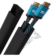Cord Hider TV Kit -34" Cable Management Cord Cover Wall Wire Hider | Wire Covers for Cords, Cable...