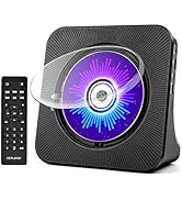 Desktop CD Player with Speakers, ROADOM CD Players for Home, Portable CD Player with Bluetooth Hi...