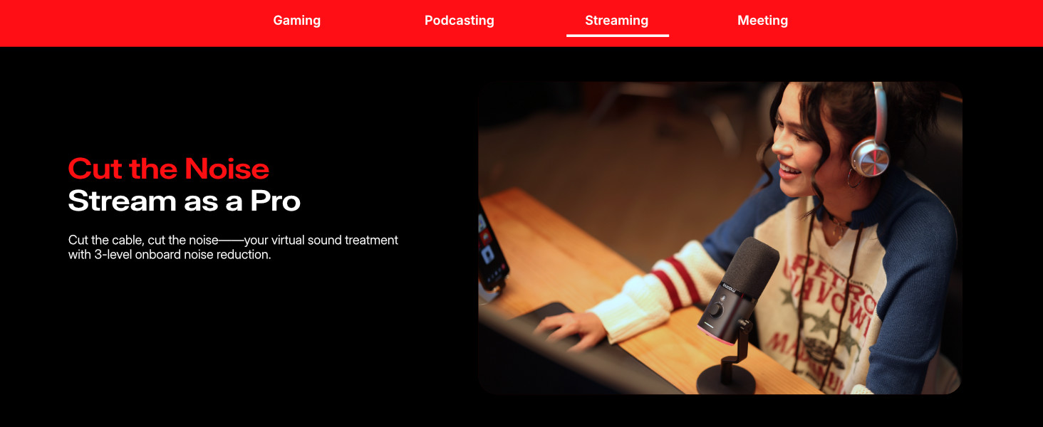 wireless microphone for streaming