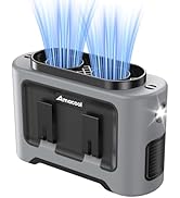 AMACOOL 14500mAh Portable Waist Fan, Strong Wind Power for Full Body Cooling Shirt Fan, 5 Speed W...