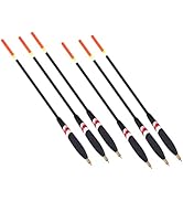 Toddmomy 6Pcs float fishing tackle waggler fishing leader slip for fishing crappie fishing corks ...