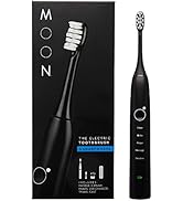 Moon Sonic Electric Toothbrush for Adults, 5 Smart Modes to Clean, Whiten, Massage and Polish Tee...