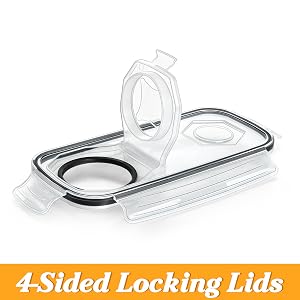 4-Sided Locking Lids