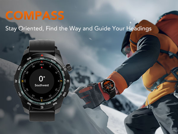  SMART WATCH with compass