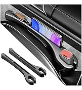 SSNNUU 2PCS Car Seat Gap Filler Organizer with Phone Holder,[Upgrade Version] Car Seat Gap Organi...