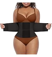 FeelinGirl Waist Trainer Workout Waist Cincher Trimmer Belt Tummy Control Body Shaper Triple Wrap...