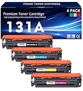 131A Toner Cartridge 4-Pack Replacement for HP 131A 131X | CF210A CF211A CF212A CF213A Toner Comp...