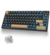 iRoboosta 400PRO 75% Wireless Mechanical Keyboard with Knob, Gasket Hot Swappable RGB Gaming Keyb...