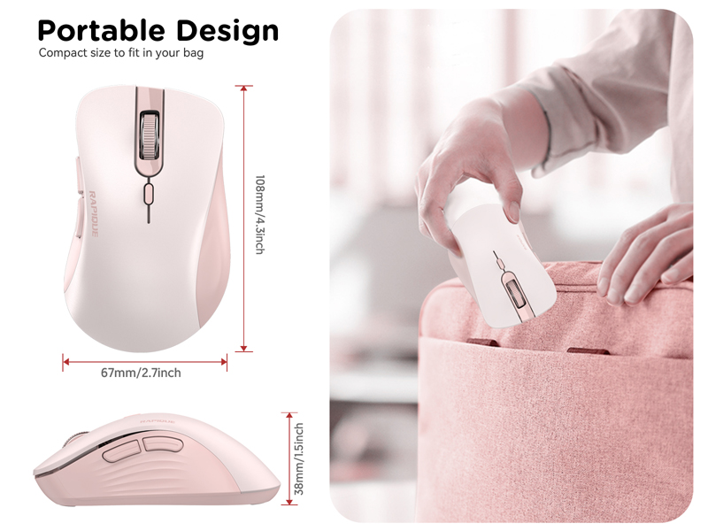 RAPIQUE R09 Bluetooth Wireless Mouse