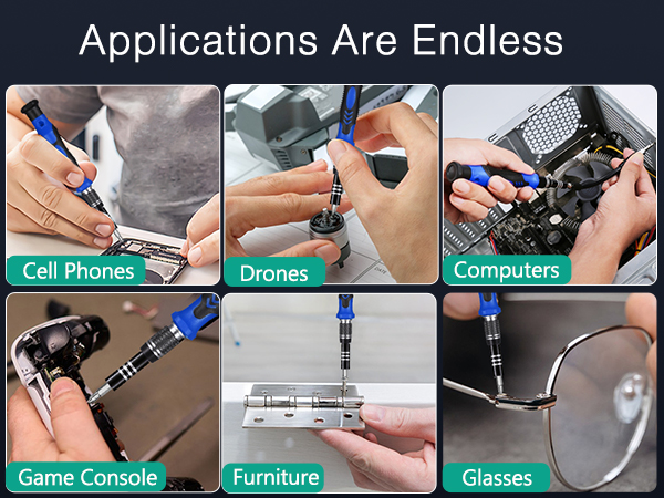 Precision Screwdriver Set, 142 in 1 Magnetic Screwdriver Kit