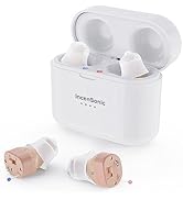 Digital Hearing Amplifier Aids, Rechaegeable Seniors Hearing Aid Noise Cancelling Mini Hearing As...