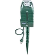 OSKOS Outdoor Power Stake, 6 Grounded Outlets with 180º Rotating Function and Safety Cover, 1.5FT...