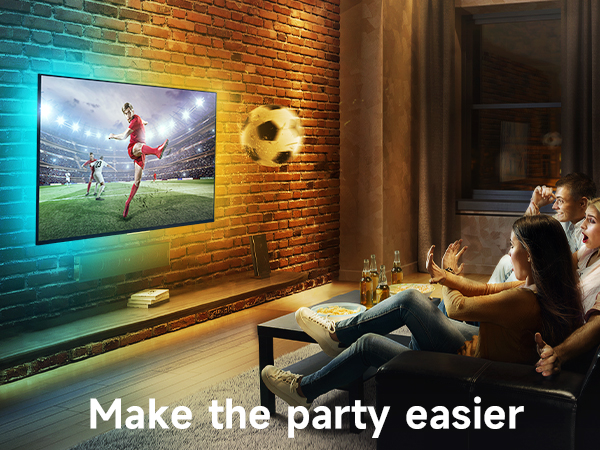 behind tv led lighting