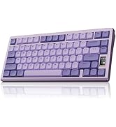 Chilkey ND75 LP Low Profile Aluminum Mechanical Keyboard, 75 Percent Wireless Gaming Keyboard w/S...