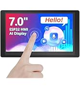 ELECROW ESP32 Display 800×480, 7" HMI ESP32 IPS Touch Screen with Acrylic Case, Support AI Speech...
