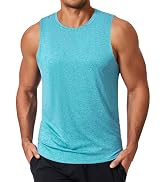 COOFANDY Mens Dry Fit Workout Tank Top Sleeveless Gym Muscle Shirt UPF 50+ Summer Running Athleti...