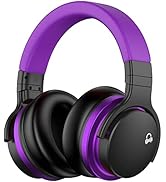 MOVSSOU E7 Active Noise Cancelling Headphones Bluetooth Headphones Wireless Headphones Over Ear w...
