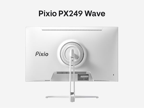 Pixio PX249 Wave White 24 inch 240Hz Refresh Rate FHD 1080p Resolution Fast IPS Panel 1ms GTG Respon...