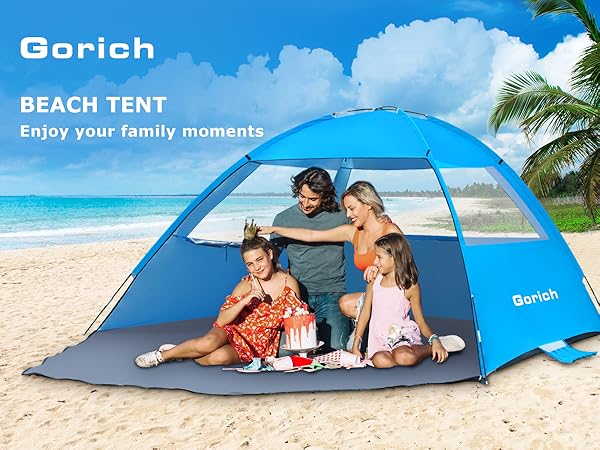 Tienda de playa refugio para el sol sombrilla de playa toldo de sombra beach tent