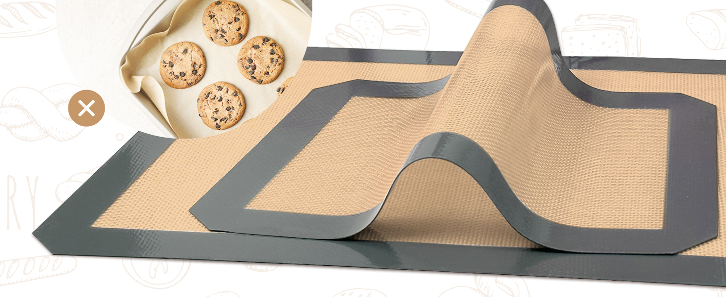 Silicone Baking Mat Set