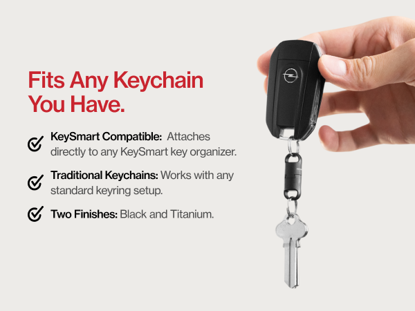 magnetic keychain key holder