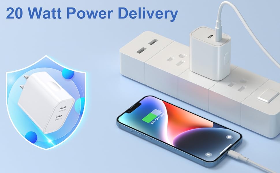 c port charger block for iphone