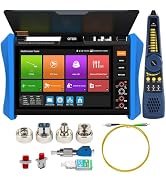 OTDR Fiber Test, WANLUTECH OTDR CCTV Tester 1310/1550nm OPM LS VFL OLT Event Map SDI AHD CVI TVI ...