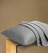 BPC 100% Mulberry Silk Pillowcases 2 Pack, Grade 6A Silk Pillow Cases, Both Sides, 600...