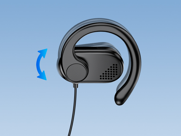 open-ear headphones with hook