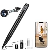 64G&amp;1080P Mini Camera Pen,Long Battery Life, Easy to Use, Nanny Cam Security Cameras,Pen Camera f...