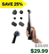 HOTO Wand Cordless Spin Scrubber, Electric Rechargeble Grout Cleaning Brush, IPX7 Waterproof Bat...