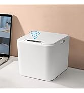 Anborry Desktop Mini Sensor Trash Can 1.2 Gallon Automatic Small Countertop Trash Can with Lid, T...