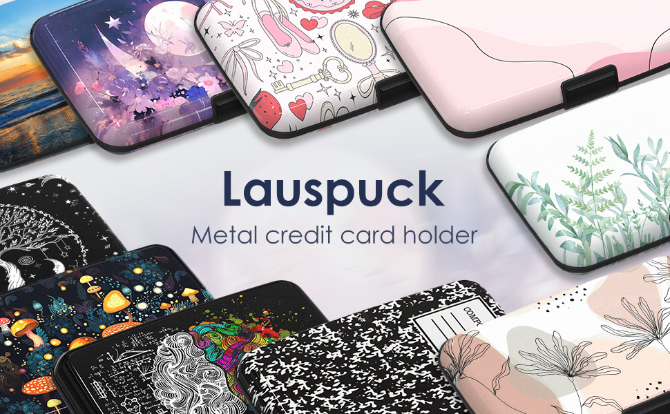 lauspuck metal credit card holder