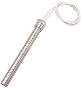 DERNORD Immersion Cartridge Heater 240V 500W Hot Rod Heating Element Replacement 1/2 Inch Thread ...