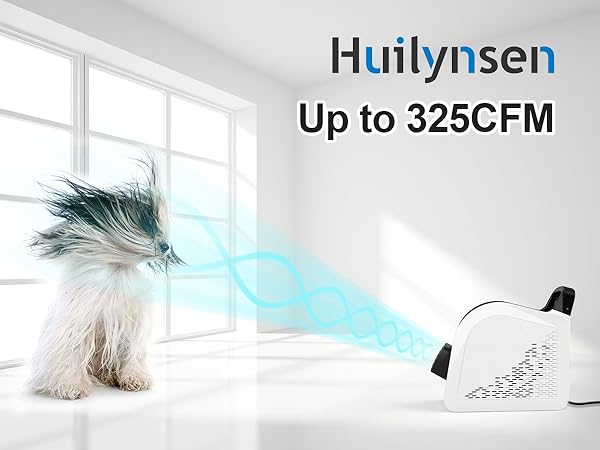 Floor Drying Fan White