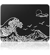 ATTACK SHARK CM05SE Glass Mousepad for Gaming, Ultra Smooth Mouse Mat with Nano-Textured Surface,...