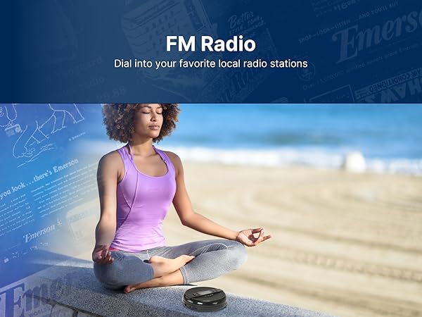 Portable Bluetooth CD Player, Audio listening device, travel, workout exercise, Wireless headphones