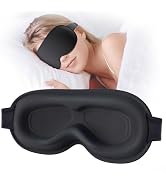 Sleep Mask, EVA BELLE Sleep Eye Mask for Men Women, Zero Eye Pressure 3D Sleeping Mask, 100% Ligh...
