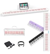 AiJoy 88 Key Split Keyboard Piano – Magnetic Detachable, Portable &amp; Ultralight,Full-size Travel P...
