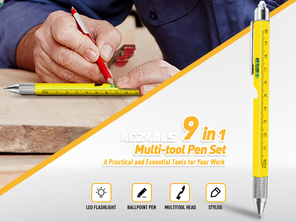 stocking stuffers for men adults 9 in 1 multitool pen gifts for men mens gifts for dad him husband