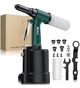 JiGiU Pneumatic Tool Air Riveter 3916LBF Pulling Pneumatic Rivet Gun Heavy-Duty Air Pop Riveter 3...