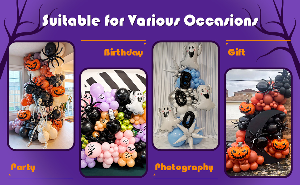 Perfect for Halloween parties, haunted house decor, spooky birthdays, trick or treat events,