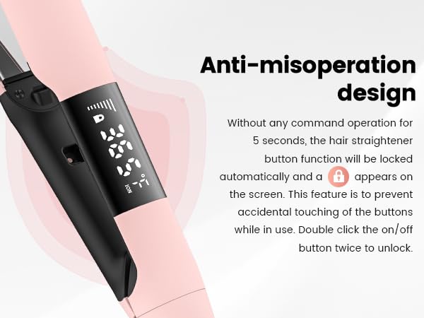 Hair Straightener and Curler 2 in 1