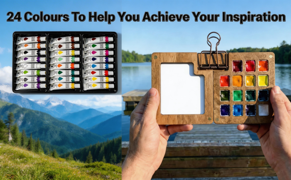 mini watercolor travel set