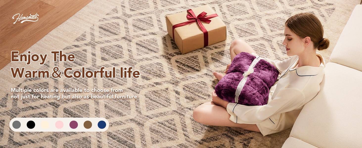 10 heat levels,1/2/4/6/8 hours auto shut off